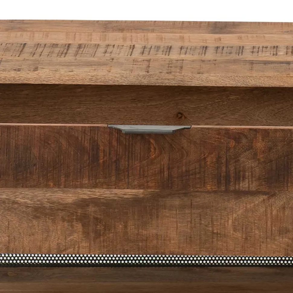 TV Lowboard aus Recyclingholz & Metall - Acira