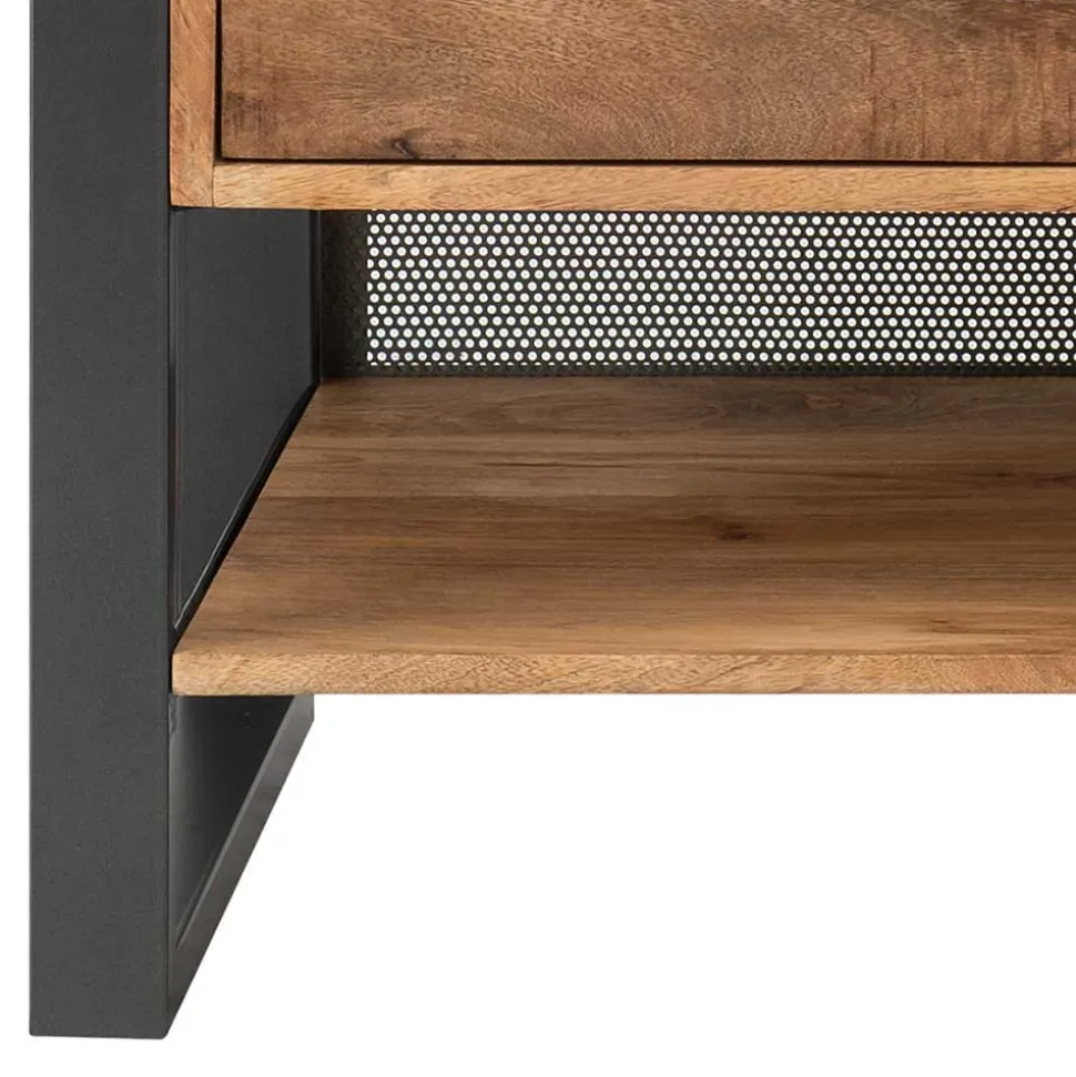 TV Lowboard aus Recyclingholz & Metall - Acira