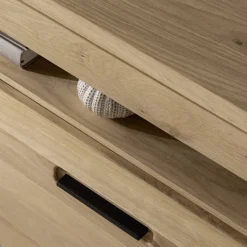 TV Lowboard in Asteiche Hell - Jevedaz