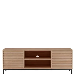 TV Lowboard in Eiche Holzdekor - Lunira