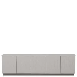 TV Lowboard in Hellgrau lackiert - Lucaz