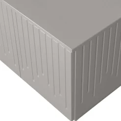 TV Lowboard in Hellgrau lackiert - Lucaz