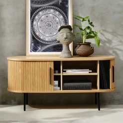 TV Lowboard in ovalem Design - Teorina