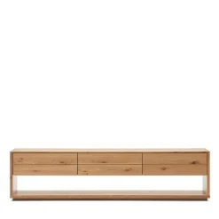 TV Lowboard mit drei Schubladen und Fach - Algaro