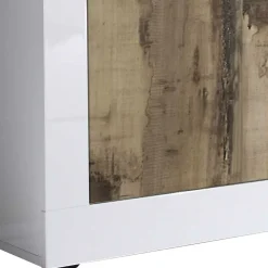 TV Schrank in Holz verwittert - Olvenion