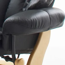 TV Sessel Manon in Schwarz (zweiteilig)