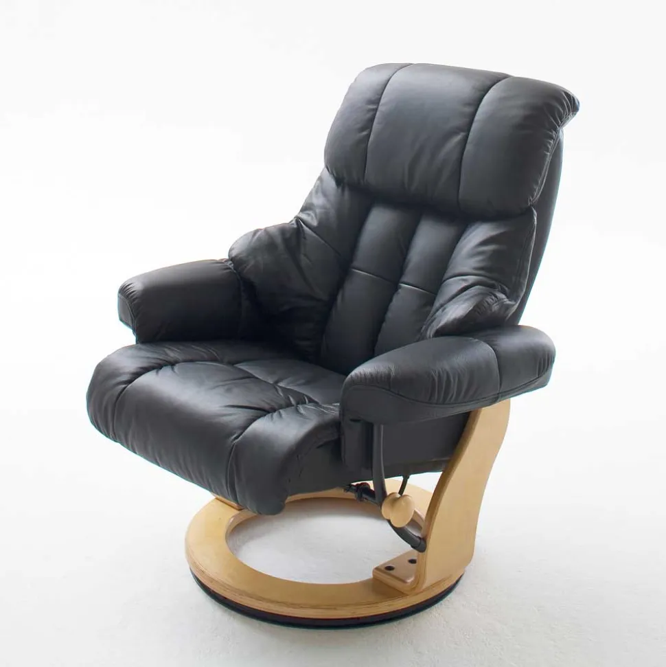 TV Sessel Manon in Schwarz (zweiteilig)