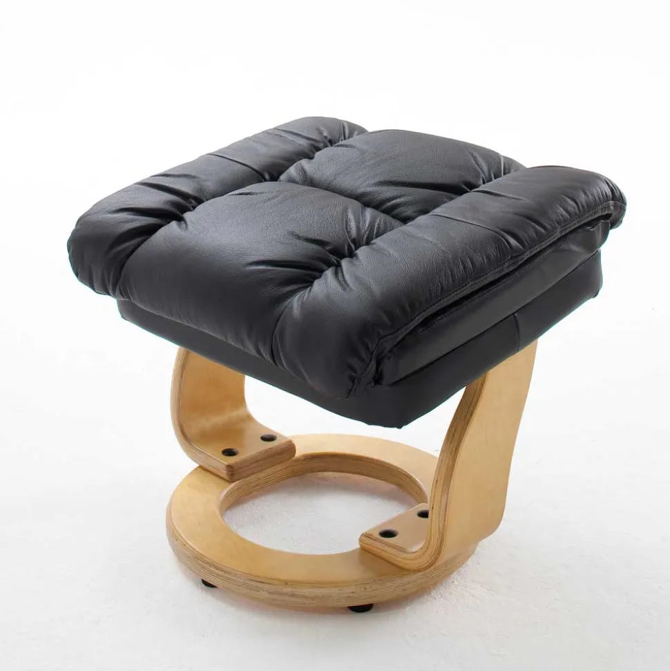 TV Sessel Manon in Schwarz (zweiteilig)