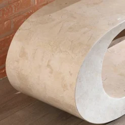 TV Tisch Filicudia in Creme Weiß