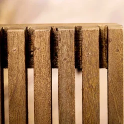 TV Unterschrank aus Mangoholz in Sandfarben - Baina