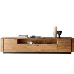 TV Unterschrank aus Wildeiche mit Metallgriffen - Ilfred