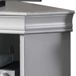 TV Unterschrank für Ecke in Weiß - Zarinas