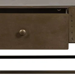 TV Unterschrank in Altmessing Metall - Liviano