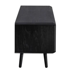 TV Unterschrank in Schwarz aus Eiche - Arathan