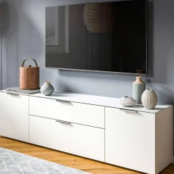 TV Unterschrank in Weiß - Intiatos