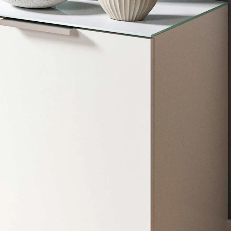 TV Unterschrank in Weiß - Intiatos