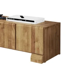 TV Unterschrank Vaskov aus Wildeiche Massivholz