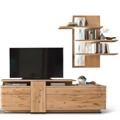 TV Wohnkombination in Eiche - Crokas (zweiteilig)