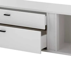 TV Wohnwand beleuchtet Möbelset - Tirol (dreiteilig)