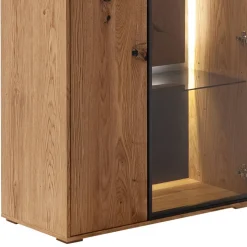 TV Wohnwand in Wildeiche teilmassiv - Drinidad (dreiteilig)