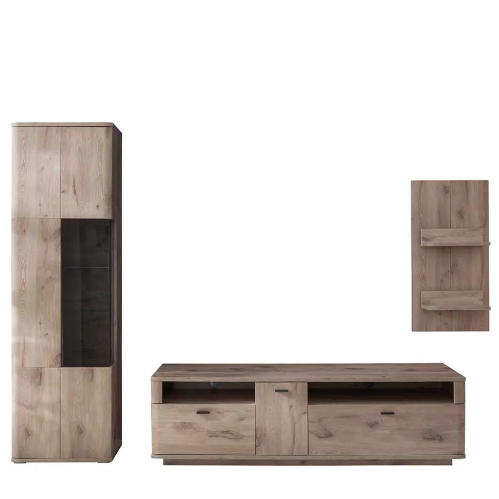 TV Wohnwand Kombination Set - Comrinaca (dreiteilig)