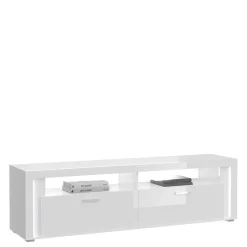 TV Wohnwand Möbel mit LED Set - Gomata (vierteilig)