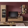 TV Wohnwand Set in Dekor Eiche - Nikdus (dreiteilig)