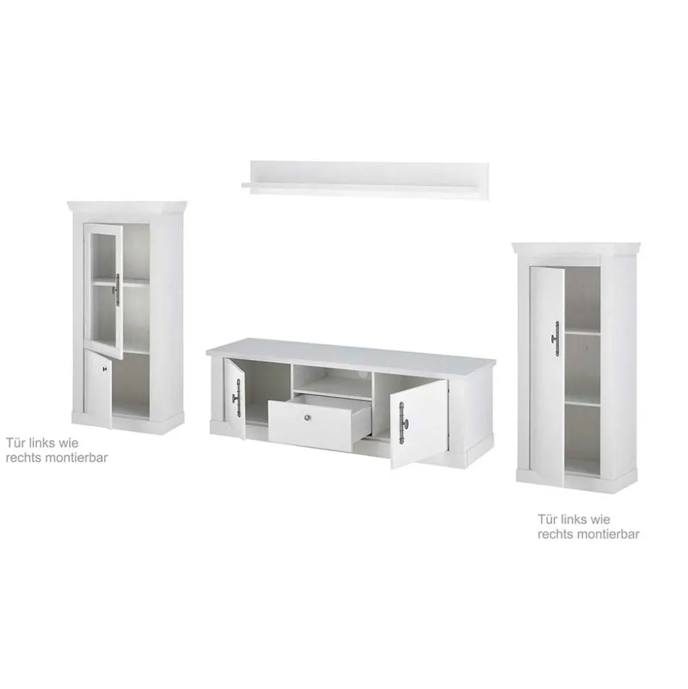 TV Wohnwandkombination 295 cm breit - Liancos (vierteilig)