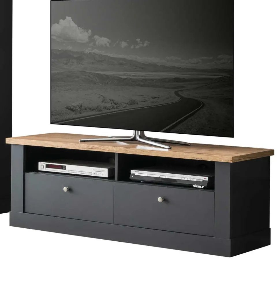 TV Wohnwandmöbel 297 cm breit - Lionel (vierteilig)