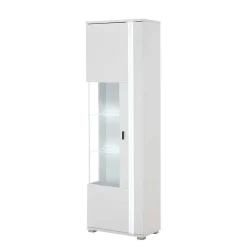 TV Wohnwandmöbel in Weiß Set - Tirol (vierteilig)