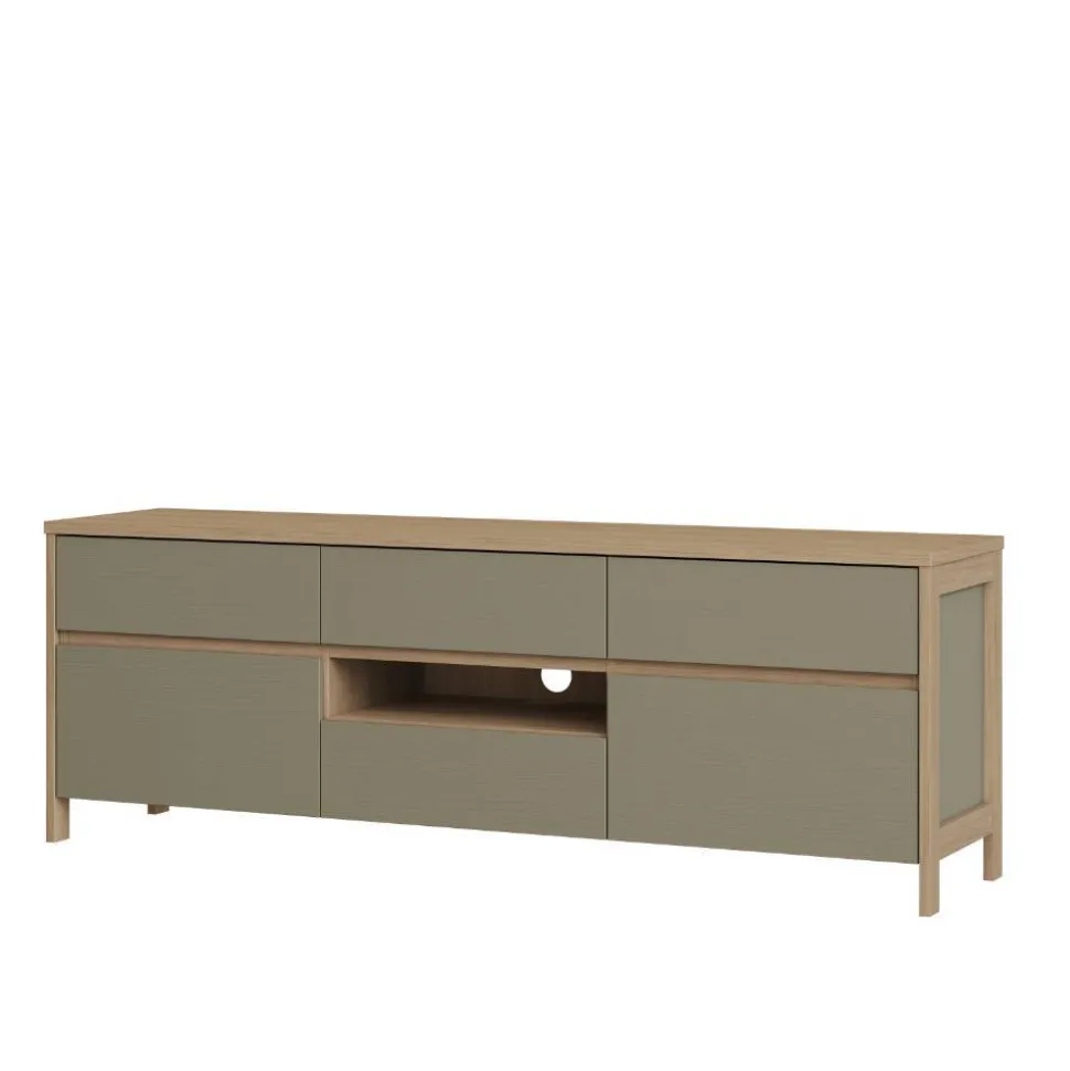 TV-Board in Eukalyptus und Eiche Optik - Promo