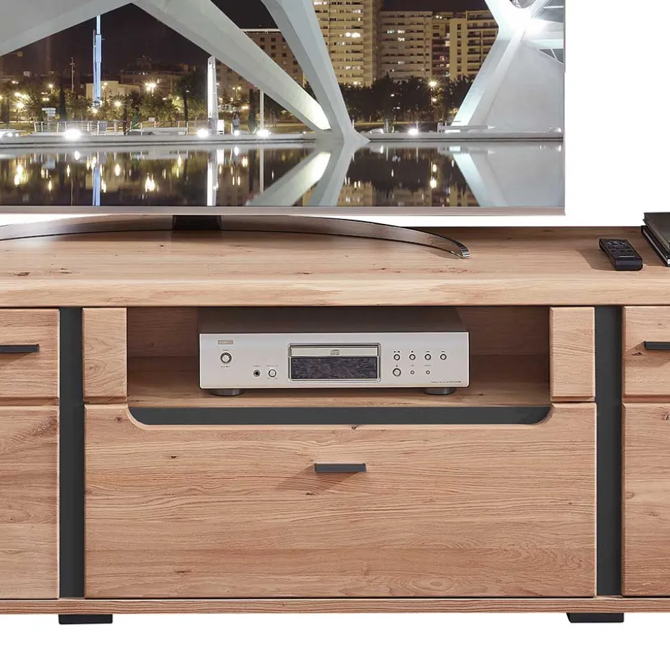 TV-Element in Esche und Wildeiche - Mattadore