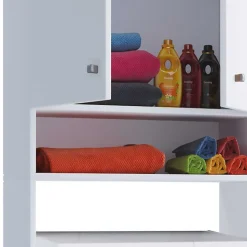 Umbauschrank für Waschmaschinen in Weiß - Daglinda