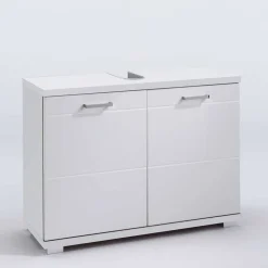 Unterbeckenschrank in Weiß - 2-türig - Fieston