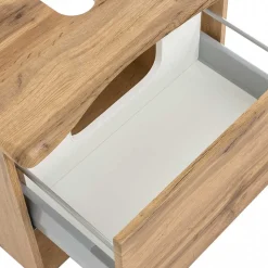 Unterbeckenschrank mit Baumkante Holzdekor - Tofias