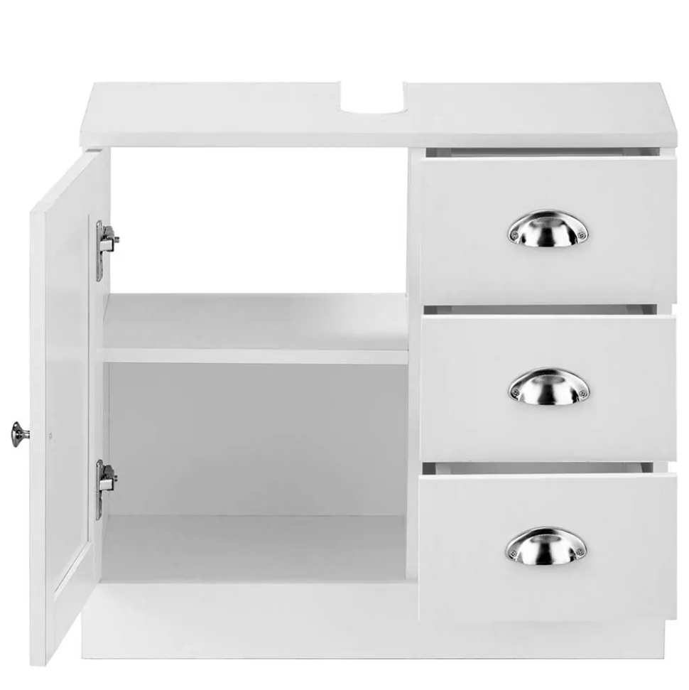 Unterbeckenschrank mit drei Schubladen & Tür - Gorgona