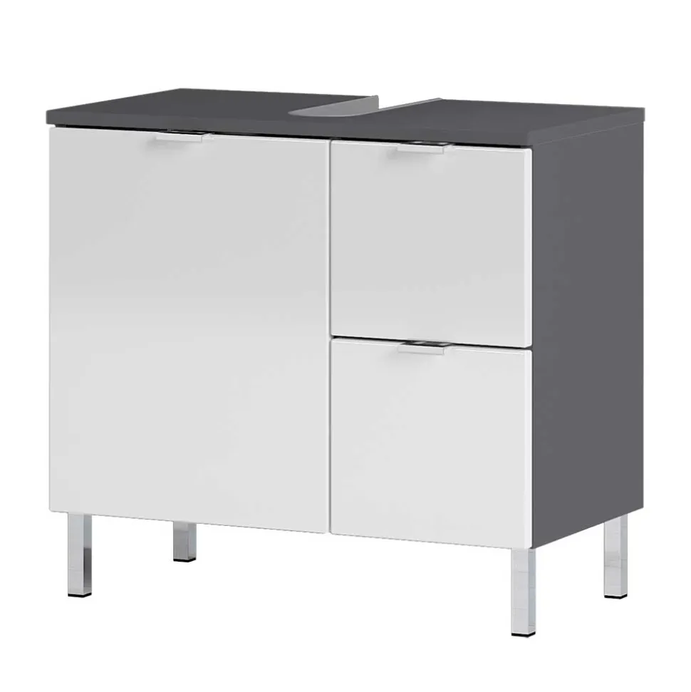 Unterbeckenschrank mit zwei Schubladen & Tür - Otrus