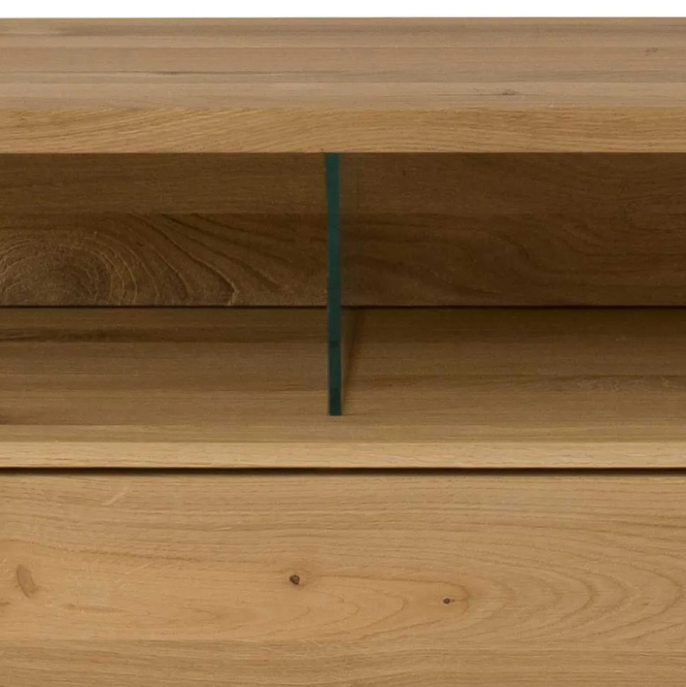 Unterschrank Fernseher aus Wildeiche Massivholz - Obinson