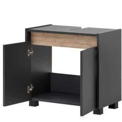 Unterschrank für Waschbecken in Anthrazit - Marcius