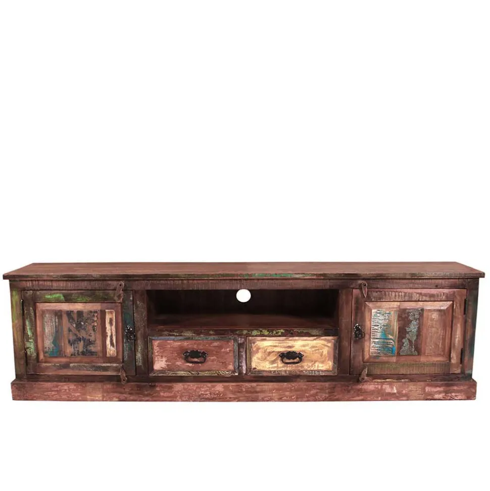 Used Look TV Board aus Altholz Jamaica im Shabby Chic