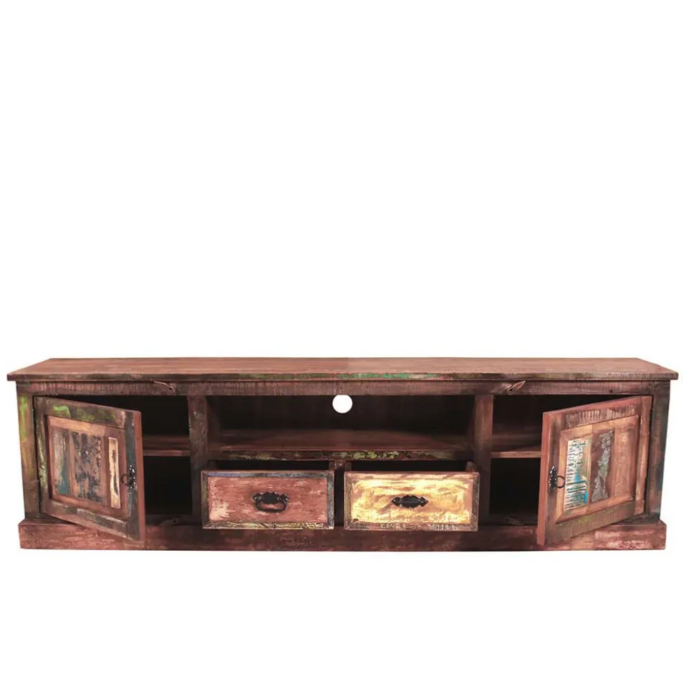 Used Look TV Board aus Altholz Jamaica im Shabby Chic