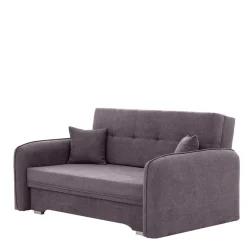Velours Couch in Mauve mit Federkern - Speccia