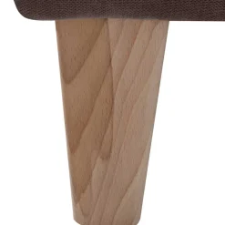 Velours Wohnzimmersessel in Braun - Dario