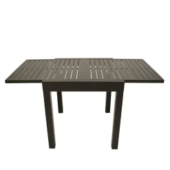 Verlängerbarer Balkontisch in Dunkelgrau - Fredoco