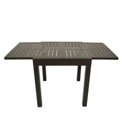 Verlängerbarer Balkontisch in Dunkelgrau - Fredoco