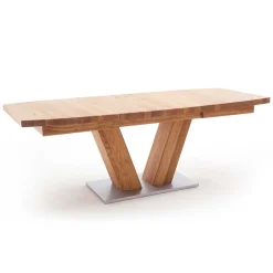 Verlängerbarer Bootsdesign Tisch aus Wildeiche - Peng