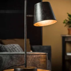 Verstellbare Tischleuchte mit Metallschirm - Liarisa