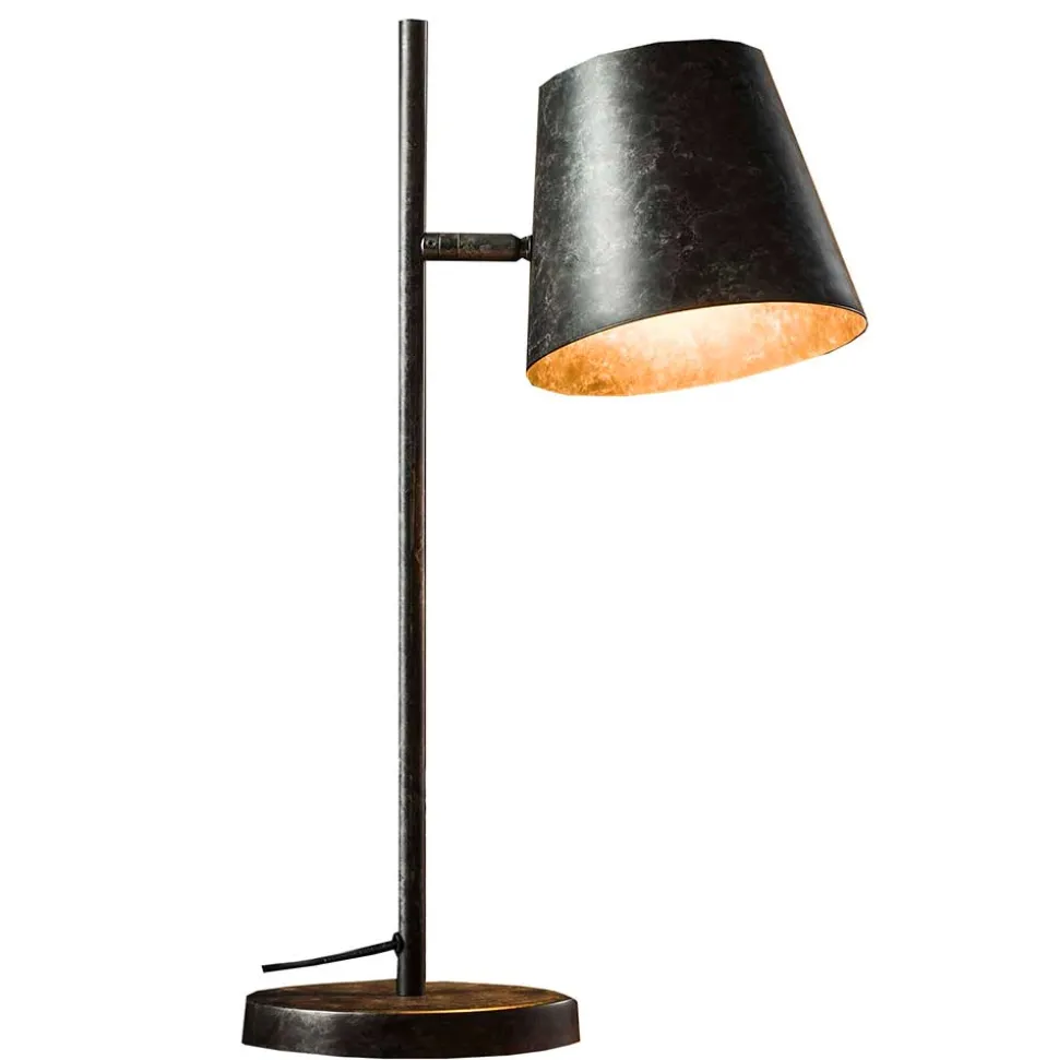 Verstellbare Tischleuchte mit Metallschirm - Liarisa