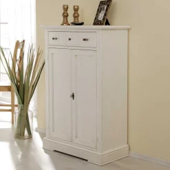 Vertiko Kommode in Antikweiß - Annot