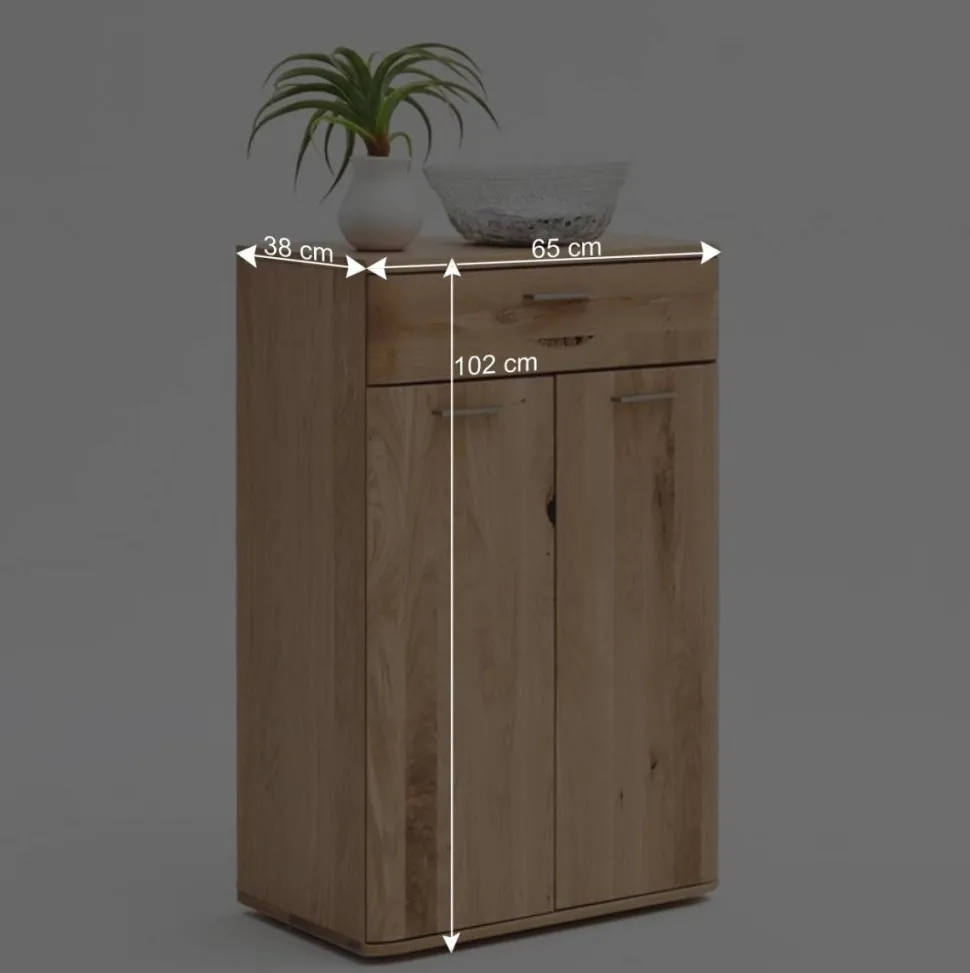 Vertiko Schuhkommode aus Balkeneiche - Mabasa